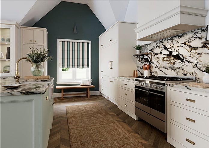 The British Stripe Co. Edward, Teignbridge No.1 - Twist&Fit Roman Blind - Image 7